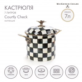 Кастрюля 7 литров Courtly Check 89254-40
